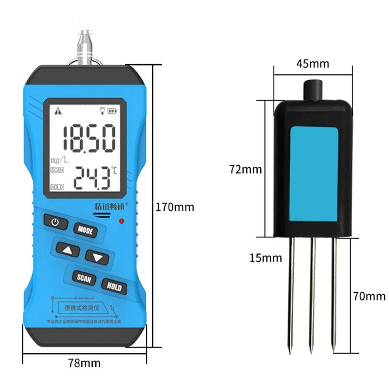 Rapid Portable Soil Diagnostic Tester - Nitrogen Phosphorus Potassium and More