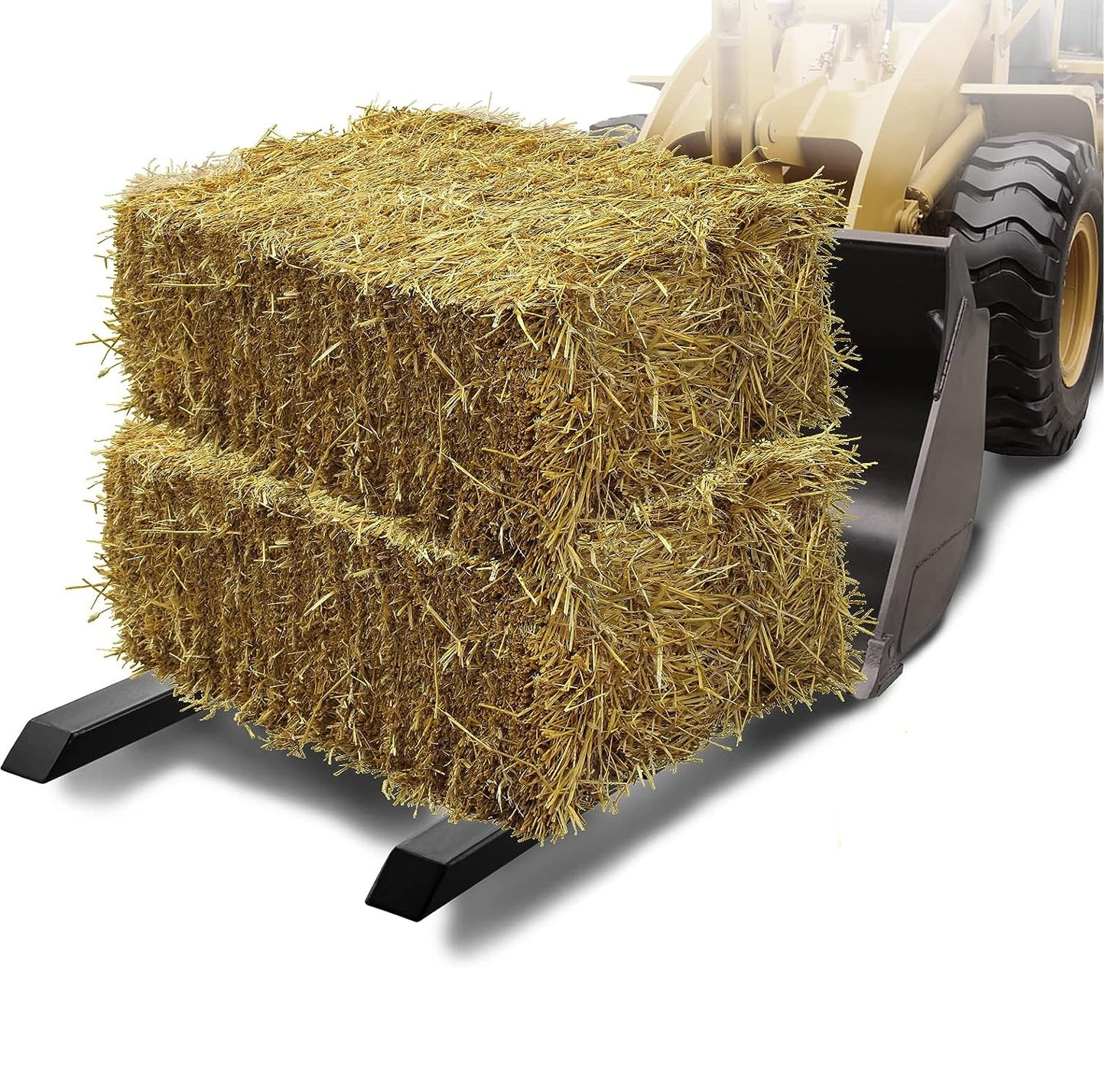 Clamp-on Pallet Bucket Forks for Tractors