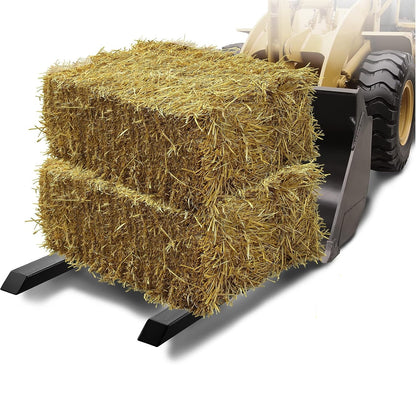 Clamp-on Pallet Bucket Forks for Tractors