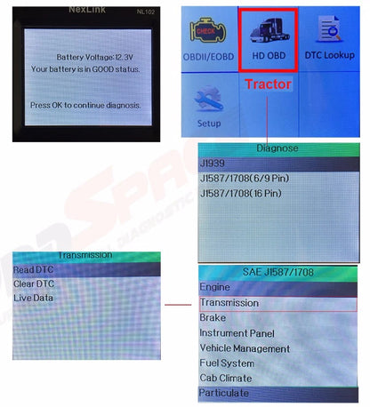 Diagnostic Scanner Fault Code Reader For Tractors