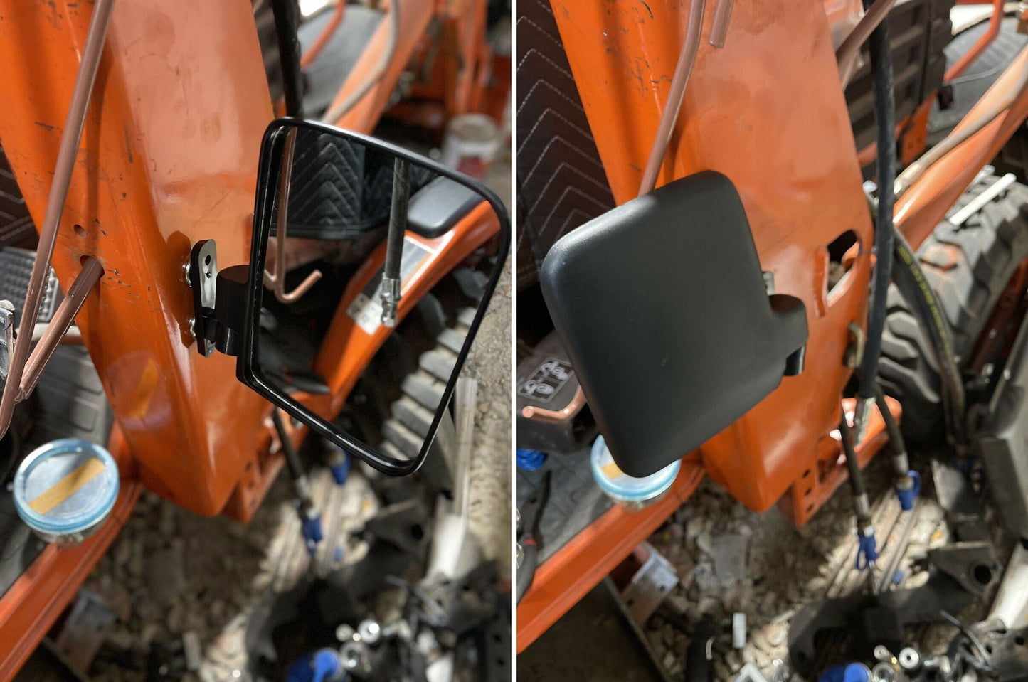 Backup Side View Mirrors for Tractors