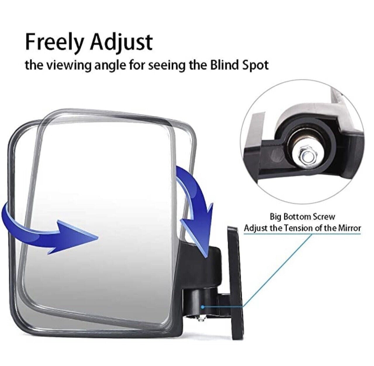 Backup Side View Mirrors for Tractors